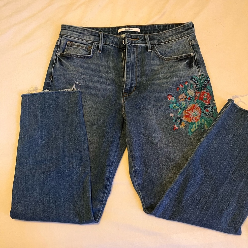 Sam Edelman High Rise Straight Crop Jeans 
Size 30
EUC